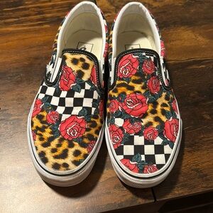 Leopard/Checkered/Rose Vans